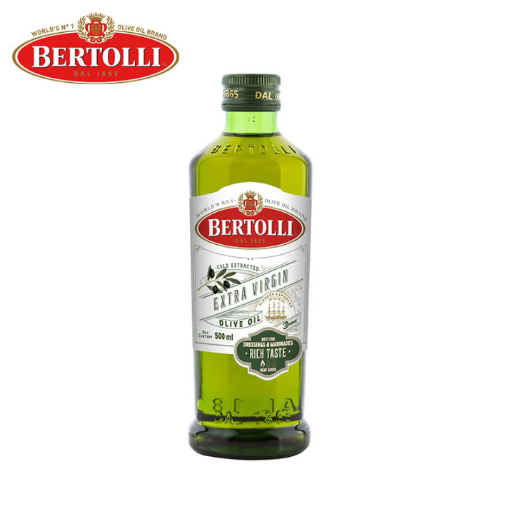 Bertolli Extra virgin Olive Oil 500ml เบอร์ทอลลี่ น้ำมันมะกอก เอ็กซตร้า เวอจิ้น