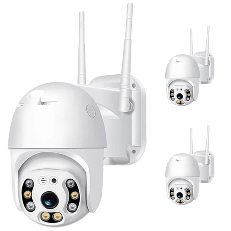 2MP Wireless Wifi Network Ball Camera 1080P Outdoor HD Night Vision Monitor AI Humanoid Detection IP Camera