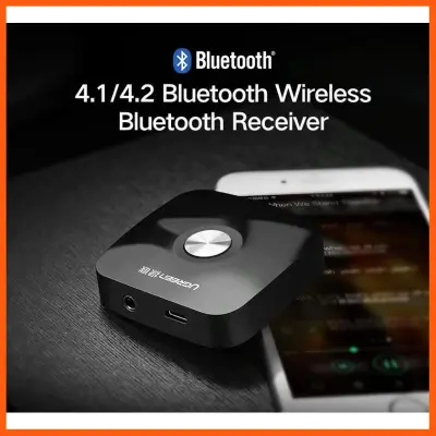 #ลดราคา Ugreen(30444/40758) 4.1/5.0 Wireless Bluetooth Receiver 3.5MM Aux receiver Audio Stereo Music Aux Receiver
