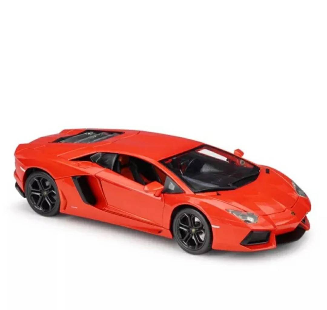 Kinsmart Lamborghini Murcielago LP640 Modellauto – 1:36, Mattes Lachsorange, Mit öffnenden Türen
