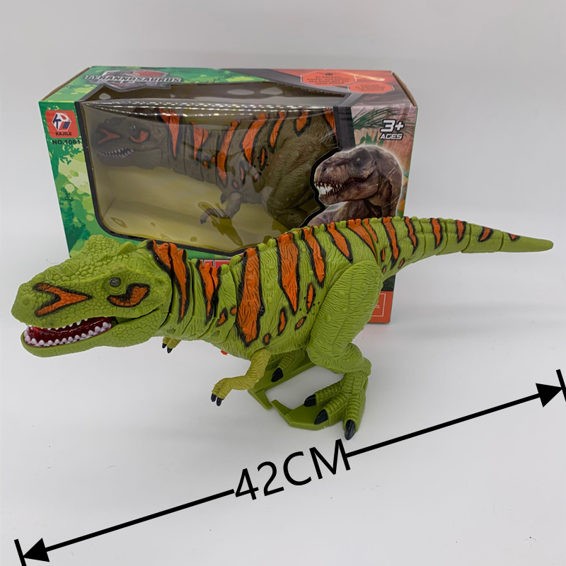 ของเล่นไดโนเสาร์3D เดินได้ มีเสียง ลิ้นมีไฟ ตามีไฟ ของเล่น dinosaur ใส่ถ่าน2AA  ของเล่นเสริมทักษะ       1061