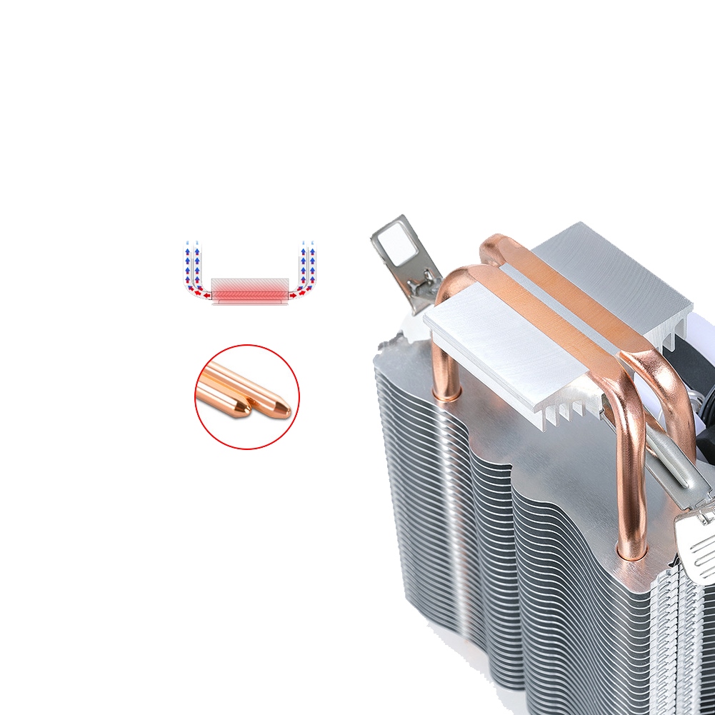 Silent CPU Cooler Fan 90mm 3PIN For Intel LGA 775 1150 1151 1155 1156 ...