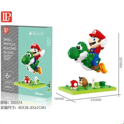 LP 16168 Mario & Yoshi Small Particle Building Block Set 3300 Pcs