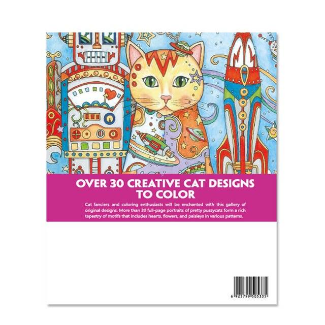 Creative Haven Creative Cats Coloring Books For Adults 24pages Stress Relieving Antistress Coloring Book Adult Coloring Books -HE DAO