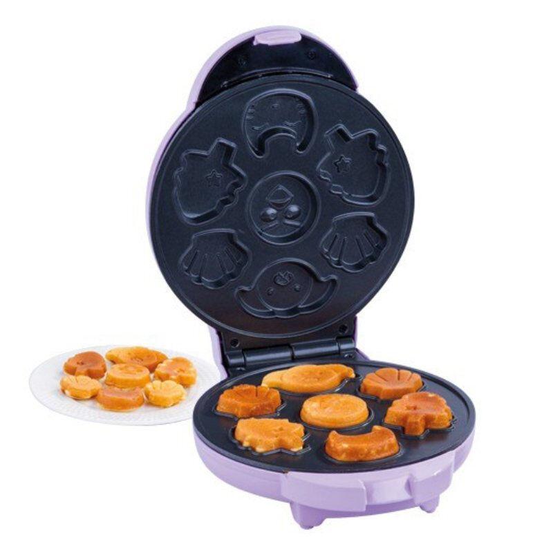 Smarthome เครื่องทำวาฟเฟิลลายการ์ตูน ทำได้ 7 ชิ้น รุ่น SM-WF01 (Purple)