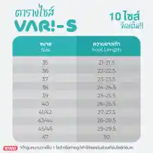 ภาพขนาดย่อของภาพหน้าปกสินค้าVARI-Slides รองเท้าแตะแบบสวม เพื่อฟื้นฟูสุขภาพเท้า ลดอาการรองช้ำ นุ่มใส่สบาย จากร้าน VING บน Lazada ภาพที่ 8