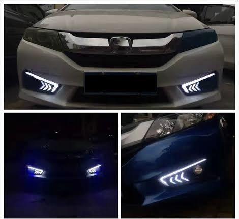 เดย์ไลท์ ฝาครอบสปอร์ตไลท์ CITY 2014-2016 Day Light Style LED Lamborghini แสงสีขาว