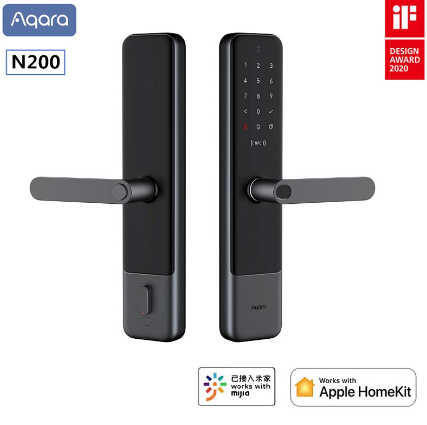 *ไม่มีบริการติดตั้ง* Aqara N200 Smart Door Lock กลอนล็อคประตู Works With Mi Home,Apple HomeKit ที่ล็อคประตูอัจฉริยะ ประตูดิจิตอล