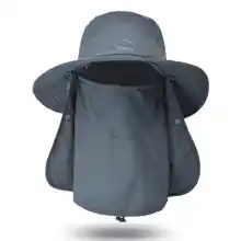 ภาพขนาดย่อของภาพหน้าปกสินค้าหมวกกันแดด 360 องศา กันความร้อน หมวกเดินป่า หมวกทรงปีกรอบ หมวกคลุมหน้า หมวกบังแดด จากร้าน OUTLETS. บน Lazada ภาพที่ 6