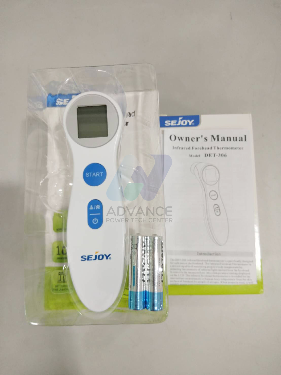 เครื่องวัดอุณหภูมิอินฟราเรดSejoy รุ่น DET306 Infrared Forehead