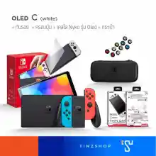 ภาพขนาดย่อของภาพหน้าปกสินค้าNintendo Switch OLED เครื่องเกม นินเทนโดสวิทซ์ รุ่นใหม่ : เครื่อง Oled ABC : By Tinzshop จากร้าน Tinzshop บน Lazada ภาพที่ 4