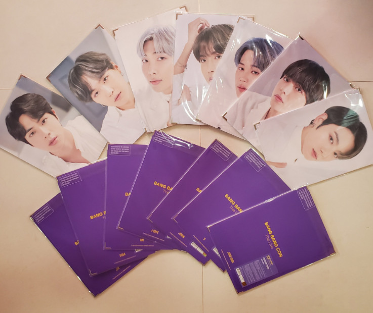 พร้อมส่ง- กรอบรูป BTS ขนาด 24 x 34 ซม.