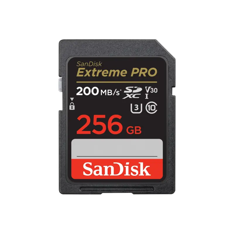 ภาพสินค้าSanDisk Extreme Pro SDXC, SDXXD 256GB, V30, U3, C10, UHS-I, 200MB/s R, 140MB/s W, 4x6, Lifetime Limited ( SDSDXXD-256G-GN4IN ) ( เมมโมรี่การ์ด เอสดีการ์ด ) จากร้าน Sandisk บน Lazada ภาพที่ 3