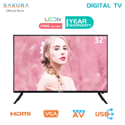 （NEW) ทีวี 32 นิ้วโทรทัศน์ระบบดิจิตอล LED TV HD Ready โทรทัศน์ (ราคาพิเศษ）แบน32นิ้วDigital Television