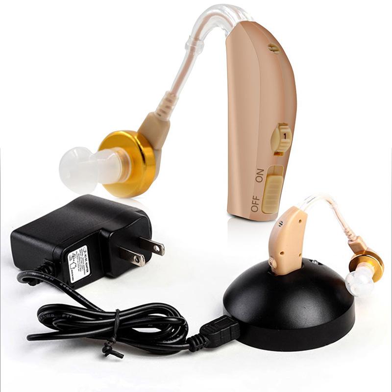 ?【ZLT Home Mall】 ✈เตรียมจัดส่ง เครื่องช่วยฟังรุ่น A1（gold） ชนิดคล้องหลังหู เครื่องช่วยฟังขยายเสียง เครื่องช่วยฟังอุปกรณ์เพื่อสุขภาพ