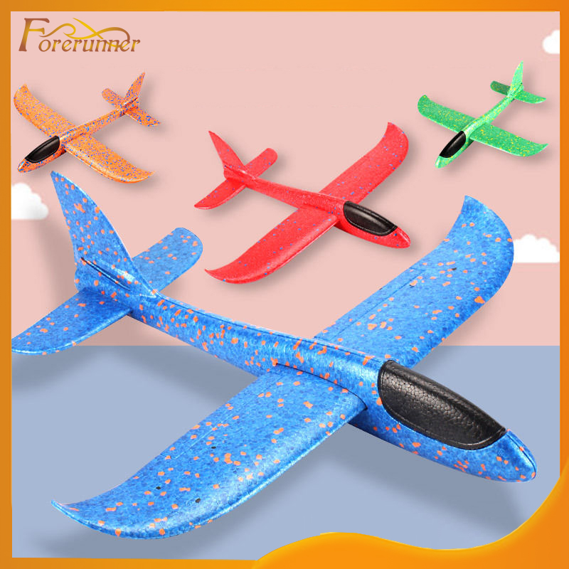 เครื่องบินโฟม โฟมเครื่องบิ เครื่องบินร่อนสำหรับเด็ก โฟมเครื่องบินเครื่องบินของเล่นมือ ของเล่นเสริมพัฒนาการ (มีแบบมีไฟ) 48 ซม