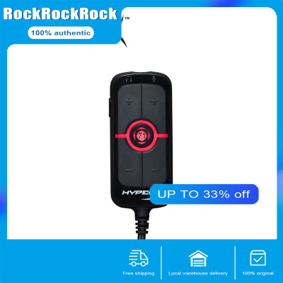 HyperX AMP 7.1 SOUND Card 3.5mm to USB Computer Universal By RockRockRock (HX-USCCAMSS-BK)