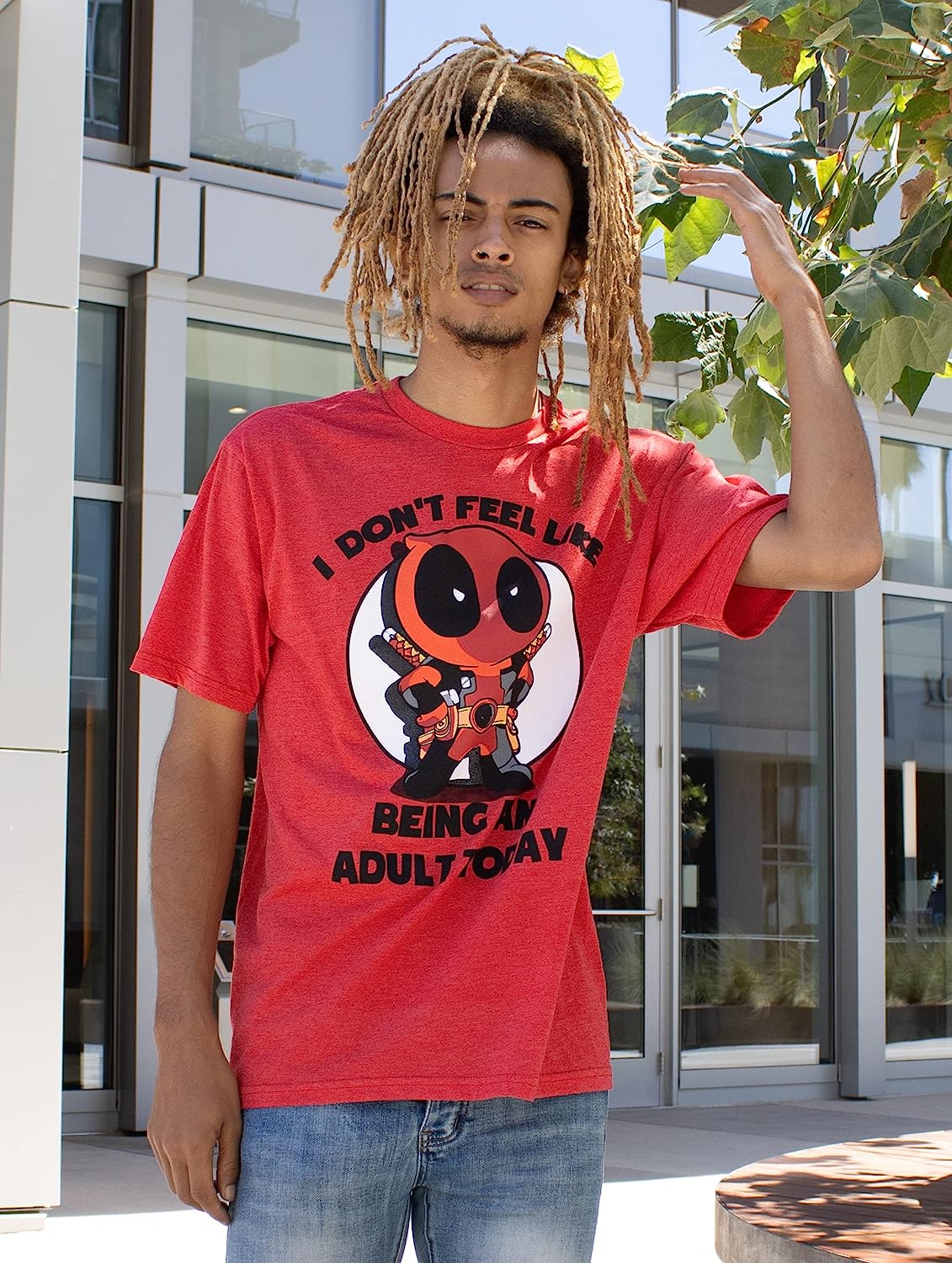 Marvel Deadpool Dont Feel Like Being An Adult Tshirt