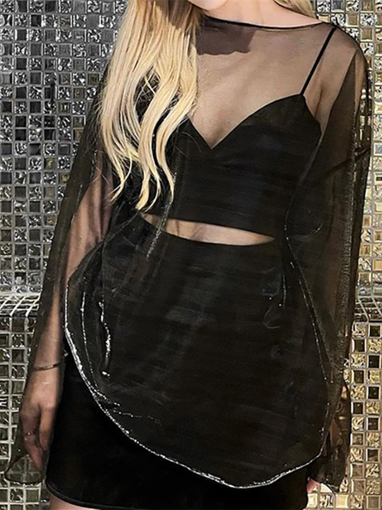 1200~See-through Silk SOFT T-shirt