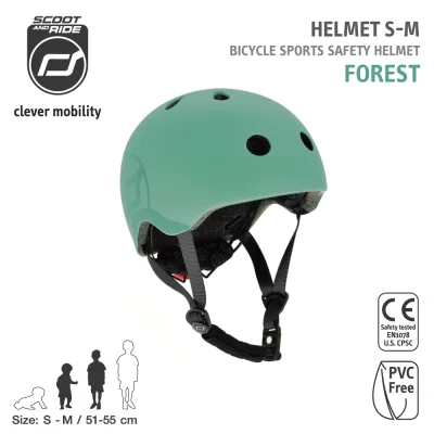SCOOT & RIDE HELMET S-M-Forest