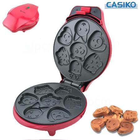 CASIKO เครื่องทำวาฟเฟิลลายการ์ตูน รุ่น CK-5002 - เครื่องทำวาฟเฟิล แพนเค้ก พิมพ์การ์ตูน แพนเค้กลายการ์ตูน cartoon waffle maker เครื่องทำวาฟเฟิลรูปสัตว์ เครื่องทำแพนเค้กลายการ์ตูน เครื่องทำขนมเด็ก เครื่องทำมินิวาฟเฟิล เครื่องทำขนมไข่ วาฟเฟิลการ์ตูน โดนัท