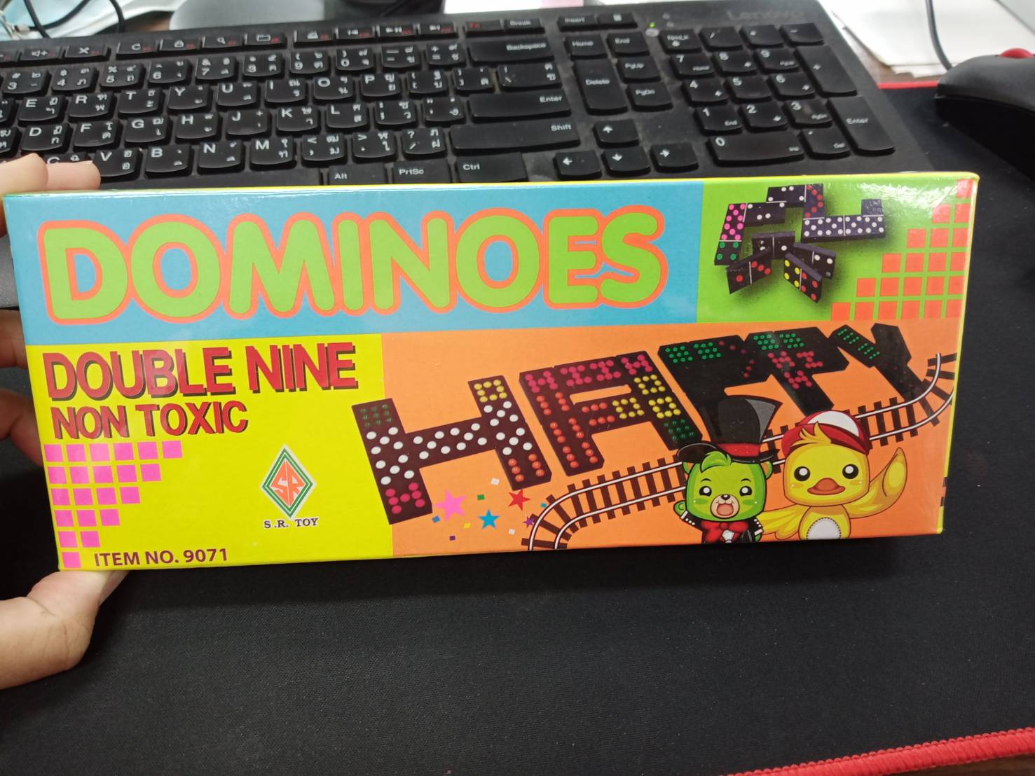 ของเล่นเด็ก โดมิโน่ กล่องใหญ่ 54 ชิ้น Domino Double พร้อมส่ง มี2ขนาดให้เลือกนะค่ะ