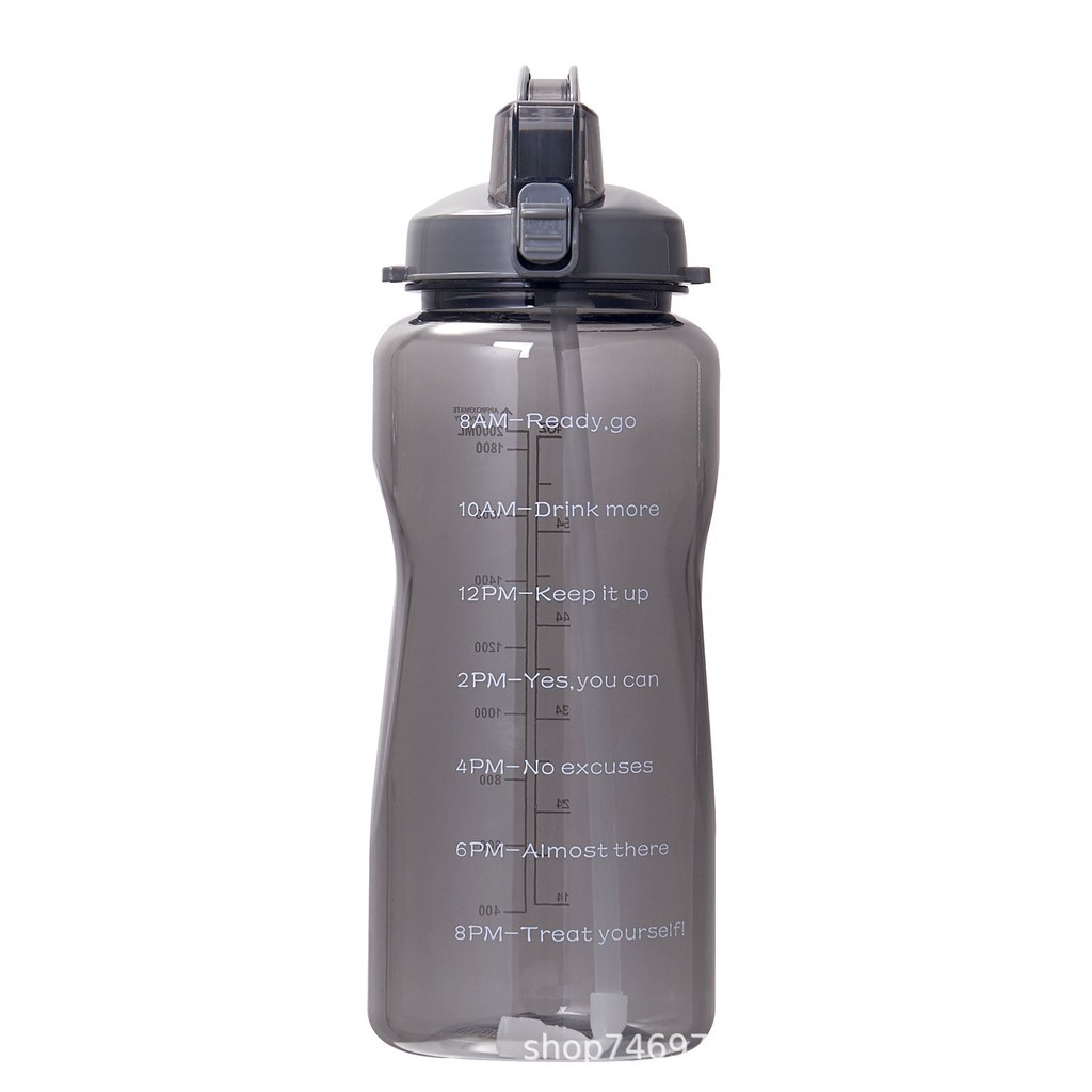 ลดราคาพิเศษ  ขวดน้ำสไตล์สปอร์ตดื่มได้ตลอดวัน BPA ขวดน้ำ 2 ลิตร ราคาถูก โปรโมชั่นพิเศษ ขวดน้ำพลาสติกแบบพกพา ขวดน้ำ2ลิตร