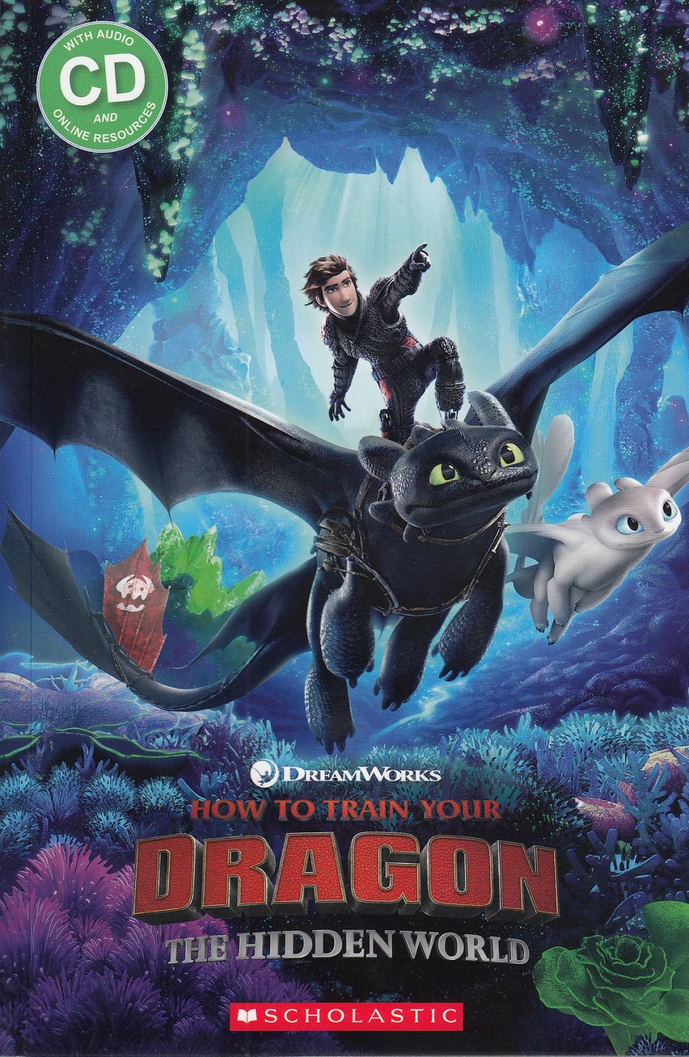 POPCORN READERS 3:HOW TO TRAIN YOUR DRAGON:THE HIDDEN WORLD+CD