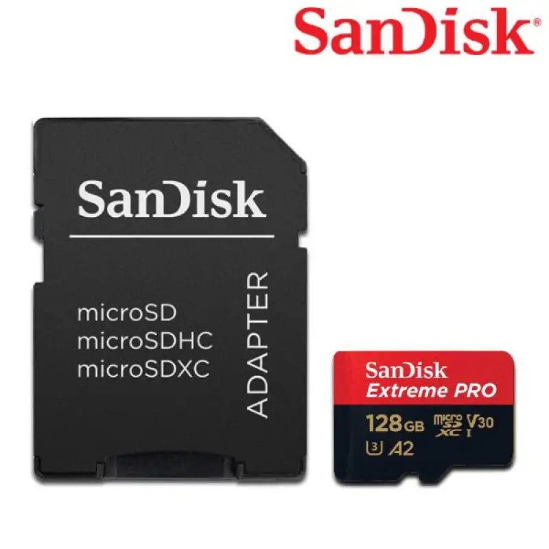ภาพสินค้าSanDisk Extreme Pro Micro SD Card SDHC 32GB SDXC 64GB 128GB 256GB 512 GB 1TB Speed R/W 200/140MB/s (SDSQXCD) เมมโมรี่ การ์ด Gopro8 Gopro9 Drone จากร้าน SJCAMOfficialStore บน Lazada ภาพที่ 4