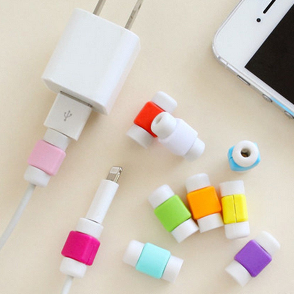 10pcs Phone Charging Cable Earphone Protector Case Data Line Protection Cover