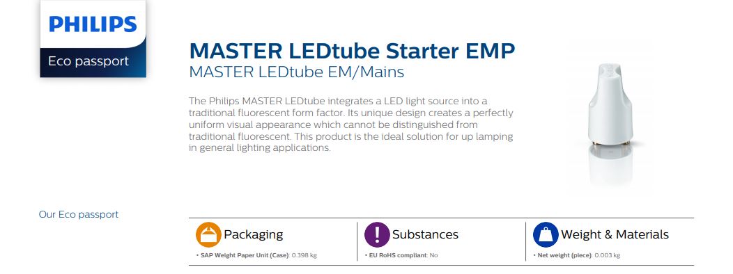 MASTER LEDtube Starter EMP, 929000299902