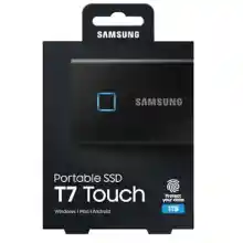 ภาพขนาดย่อของภาพหน้าปกสินค้าSamsung 1TB T7 Touch SSD USB3.2 (Black) จากร้าน Legend Thailand บน Lazada ภาพที่ 7