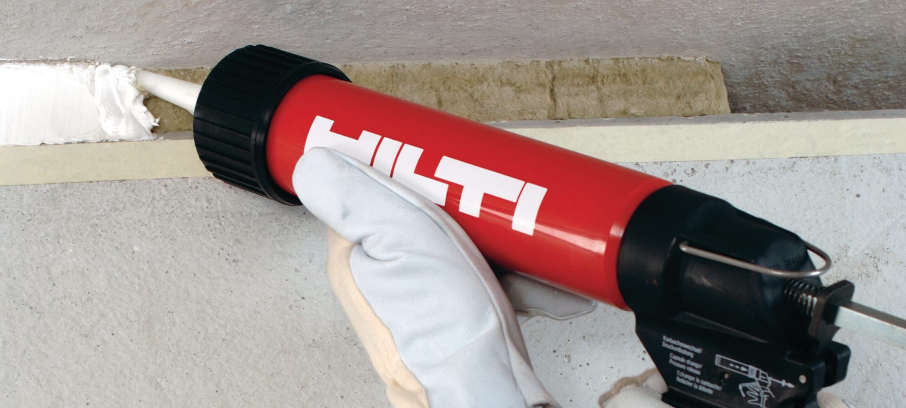 Hilti Firestop Silicone Sealant CP 606 วัตถุอุดกันรั่วอะคริลิกกันไฟ