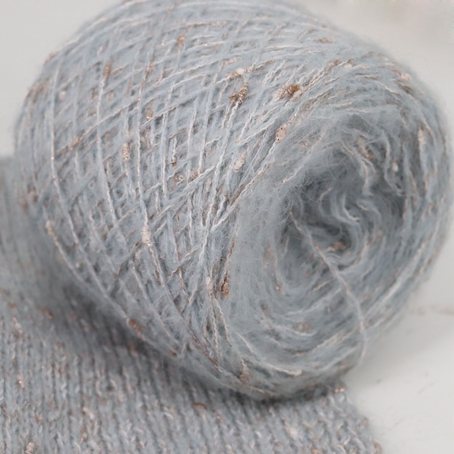 50G Metallic Fancy Knot Mohair Yarn вязание пряжа Wool Thread Anti-pilling  for Crocheting Scarf Sweater