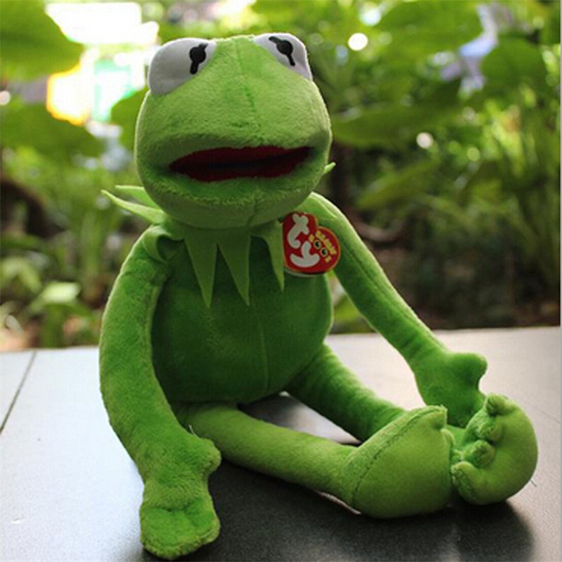 WenRan 40cm Kermit Plush Toys Sesame Street Doll Stuffed Animal Kermit ...