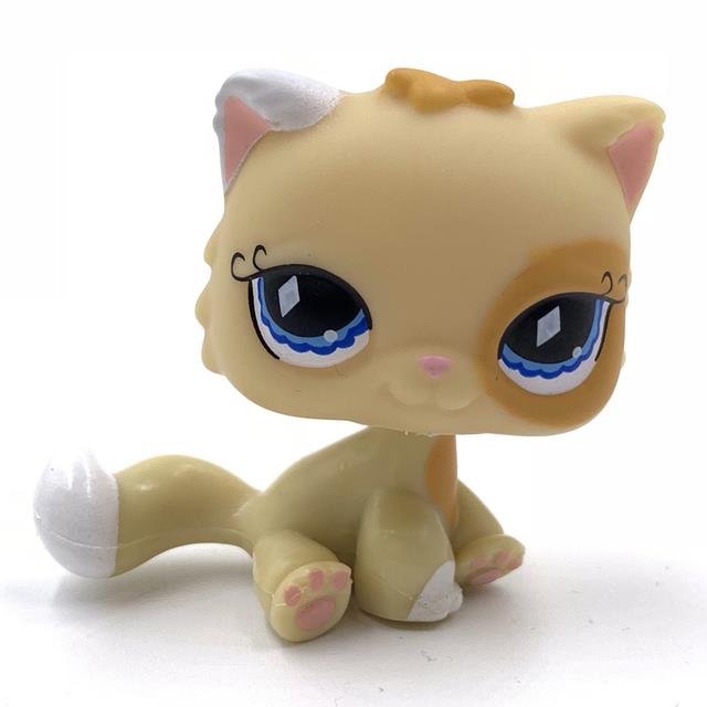 LPS CAT Rare Littlest pet shop Toys Mini Stands Short Hair Kitten