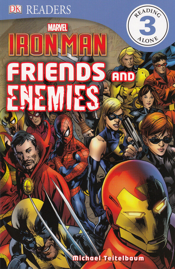 DK READERS 3 :IRON MAN FRIENDS AND ENEMIES by DK TODAY
