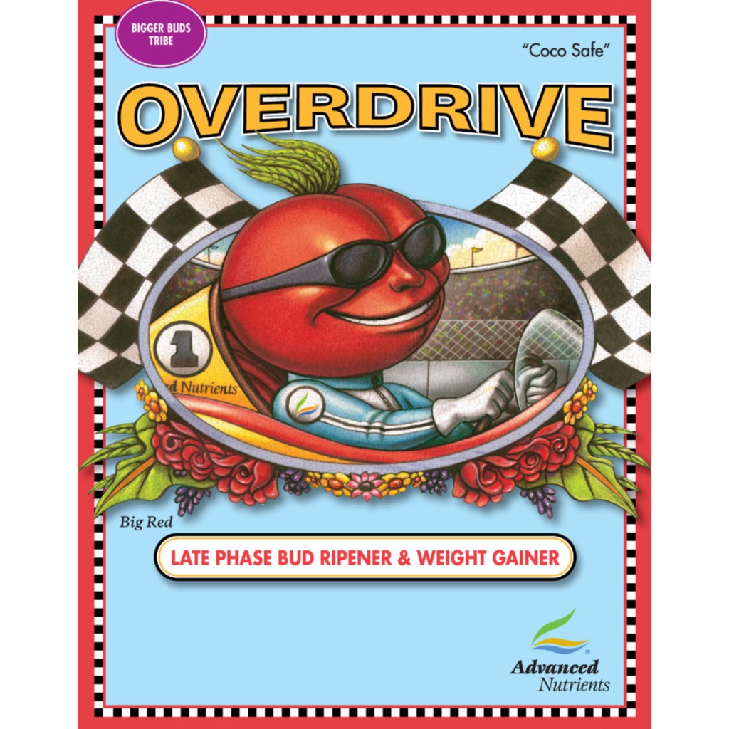 Advanced nutrient Overdrive ช่วยเร่งดอกในสัปดาห์สุดท้ายของการปลูก ขนาด