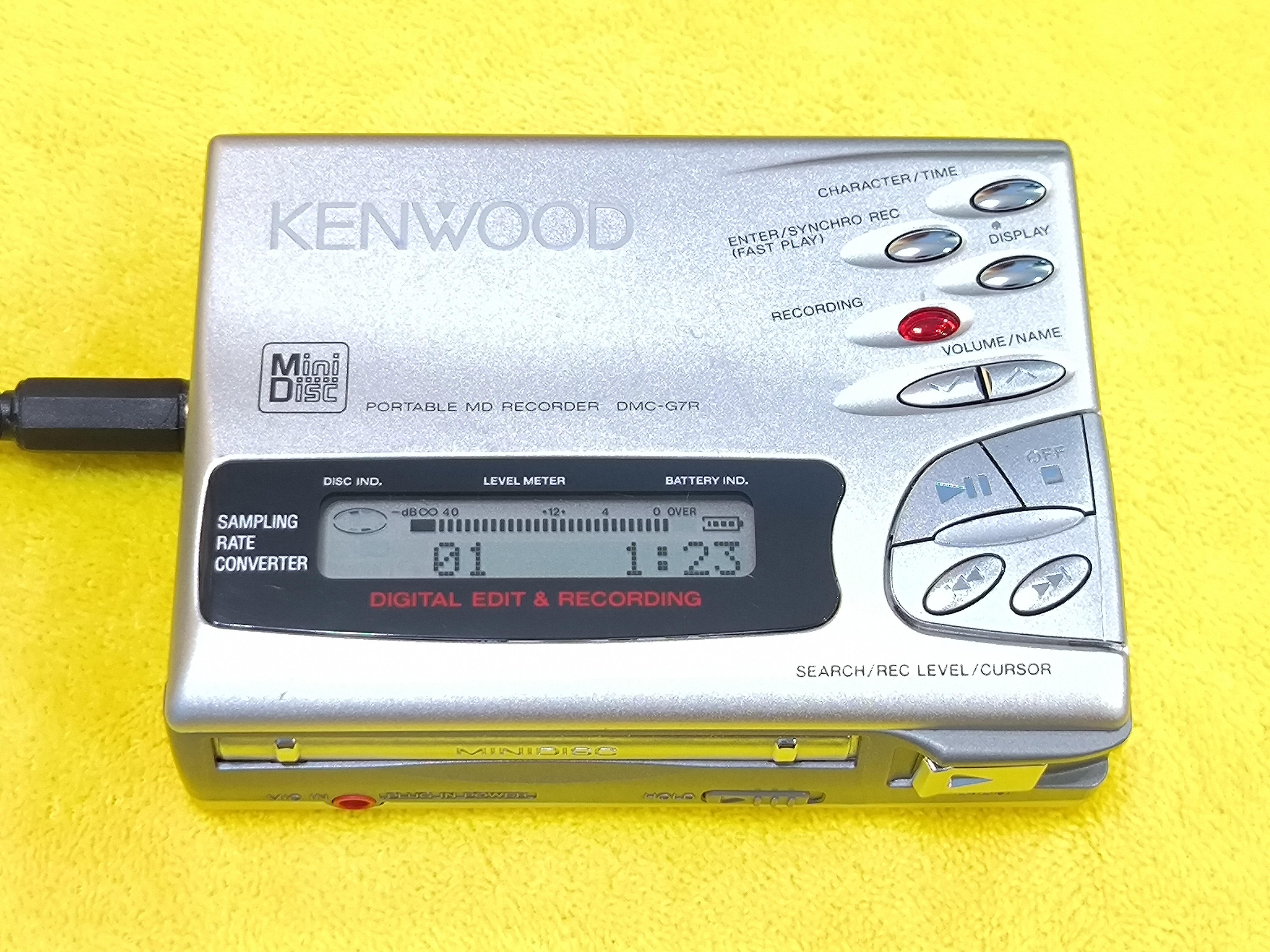KENWOOD　DMC-G7R Kenwood Portable Minidisc DMC G7R MD Recorder Japan | eBay