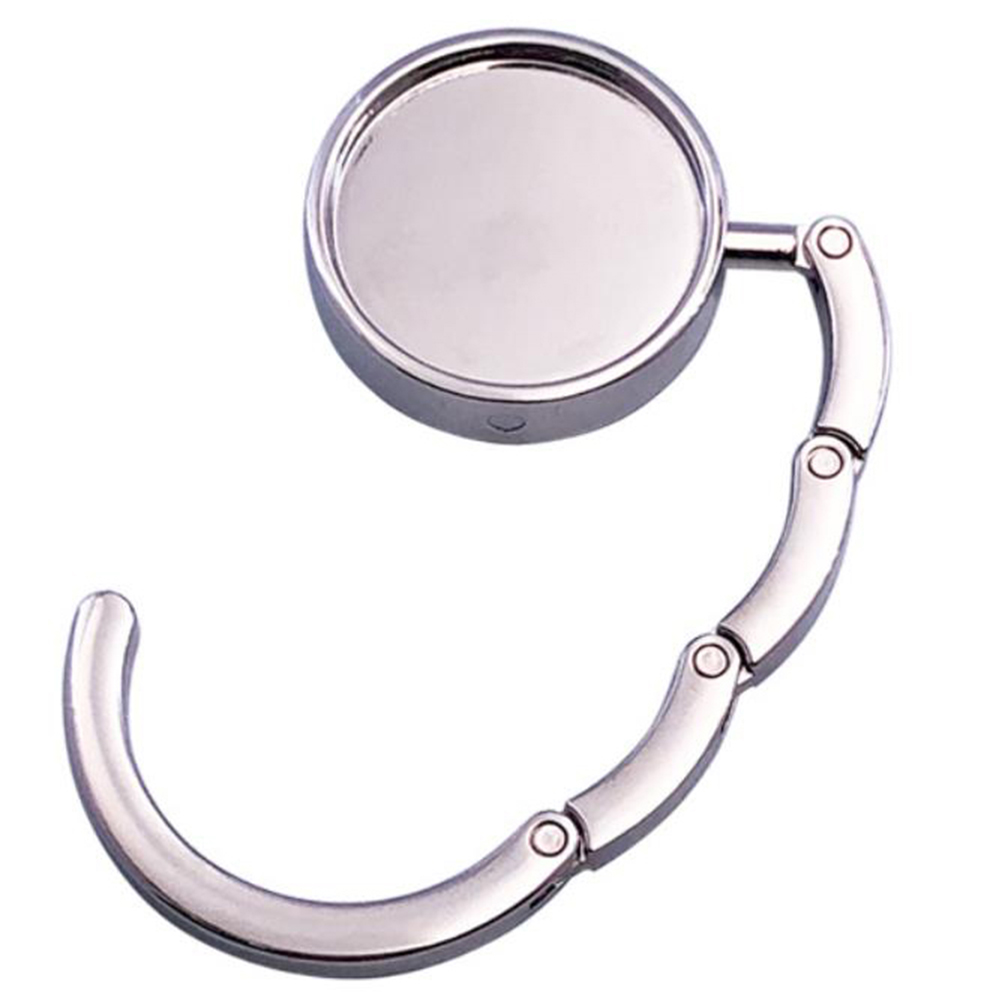 MEIKE001 1Pc Portable Folding Alloy Purse Handbag Bag Hanger Hook