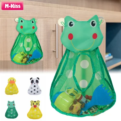 M-Kiss Children's Toy Storage Bag Cartoon Animal Head Baby Playing Water Toy Organizing Bag Door Debris Hanging Bag