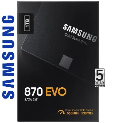 [พร้อมส่ง] 1TB 870 EVO SATA3 6GB/S 2.5" SSD