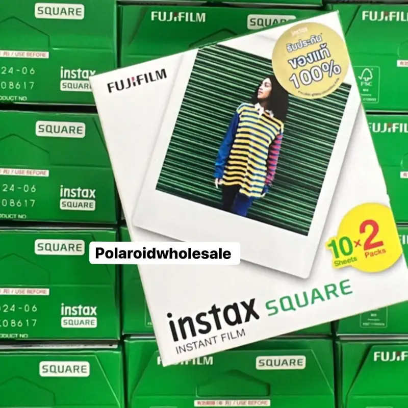 ภาพสินค้าล็อตใหม่ 12/2025 Fuji Instax Square Film จากร้าน POLAROIDWHOLESALE บน Lazada ภาพที่ 8