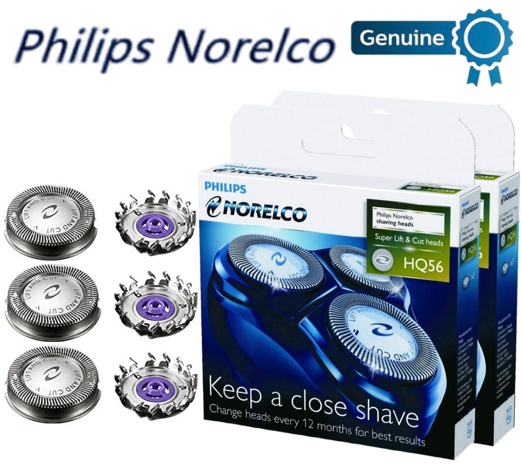 Philip Norelco HQ55 / HQ56 Replacement Shaver Heads