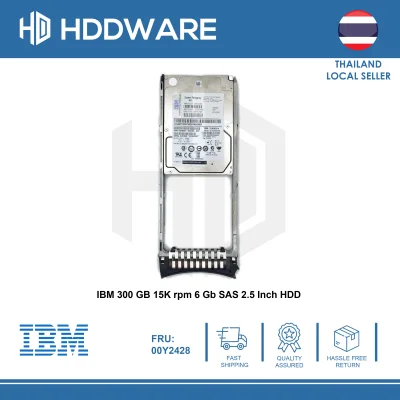 IBM 300 GB 15,000 rpm 6 Gb SAS 2.5 Inch HDD // 00MJ141 // 00Y2428