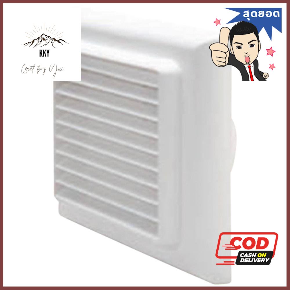 หน้ากากกันแมลง PARNO F100WH 10 ซม.VENT COVER PARNO F100WH 10CM **ด่วน สินค้าเหลือไม่เยอะ!!**