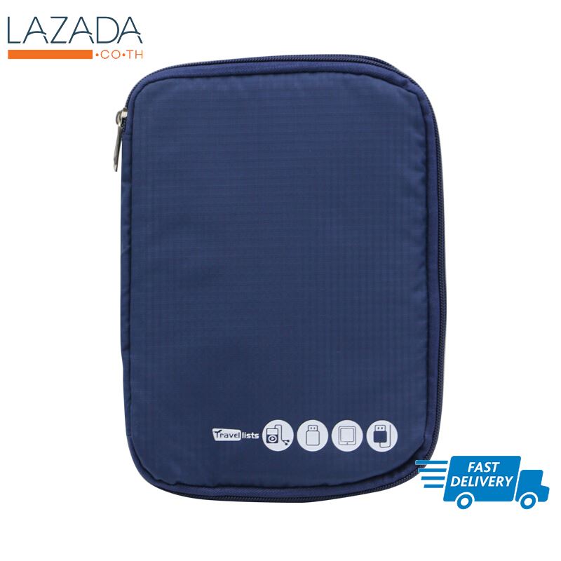 กระเป๋าใส่อุปกรณ์ดิจิทอล Roam รุ่น TD0527-18NB ขนาด 25 x 18 x 2 ซม. สีน้ำเงิน คุณภาพดี