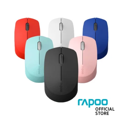 Rapoo เมาส์ไร้เสียงรบกวน M100 Silent Multi-mode Wireless Mouse (MSM100)-Bluetooth 3.0 4.0 และ 2.4G