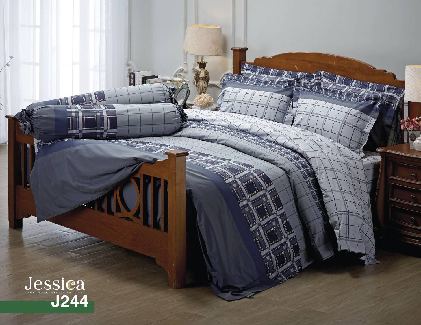 JESSICA 6 ฟุต 5ฟุต (ไม่รวมนวม) รุ่น J ชุดเครื่องนอน wonderful bedding ...