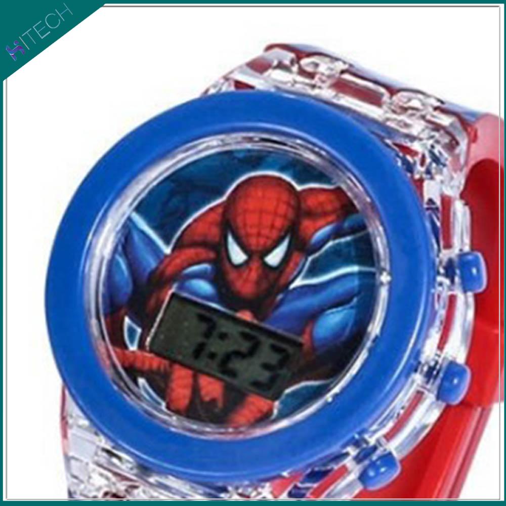 SPIDER MAN WATCH CHILDREN KIDS BOYS SPIDER MAN SPORT SILICON Digital